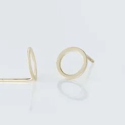 Histoire d'Or Boucles D'oreilles Puces Berangere Cercle Or Jaune Discount