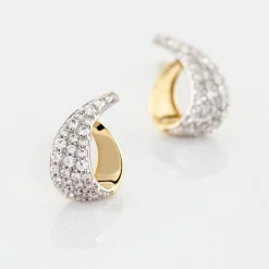 Histoire d'Or Boucles D'oreilles Puces Boucle D'or Or Jaune Oxyde De Zirconium Online
