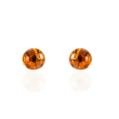 Histoire d'Or Boucles D'oreilles Puces Brunhild Argent Blanc Ambre Discount