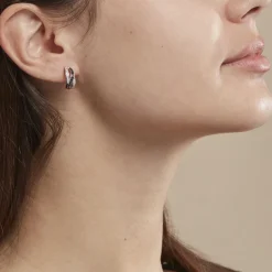 Histoire d'Or Boucles D'oreilles Puces Bethany Argent Blanc Oxyde De Zirconium Online