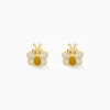 Histoire d'Or Boucles D'oreilles Puces Buz Or Jaune Discount