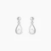 Histoire d'Or Boucles D'oreilles Puces Bethilda Argent Blanc Oxyde De Zirconium Hot