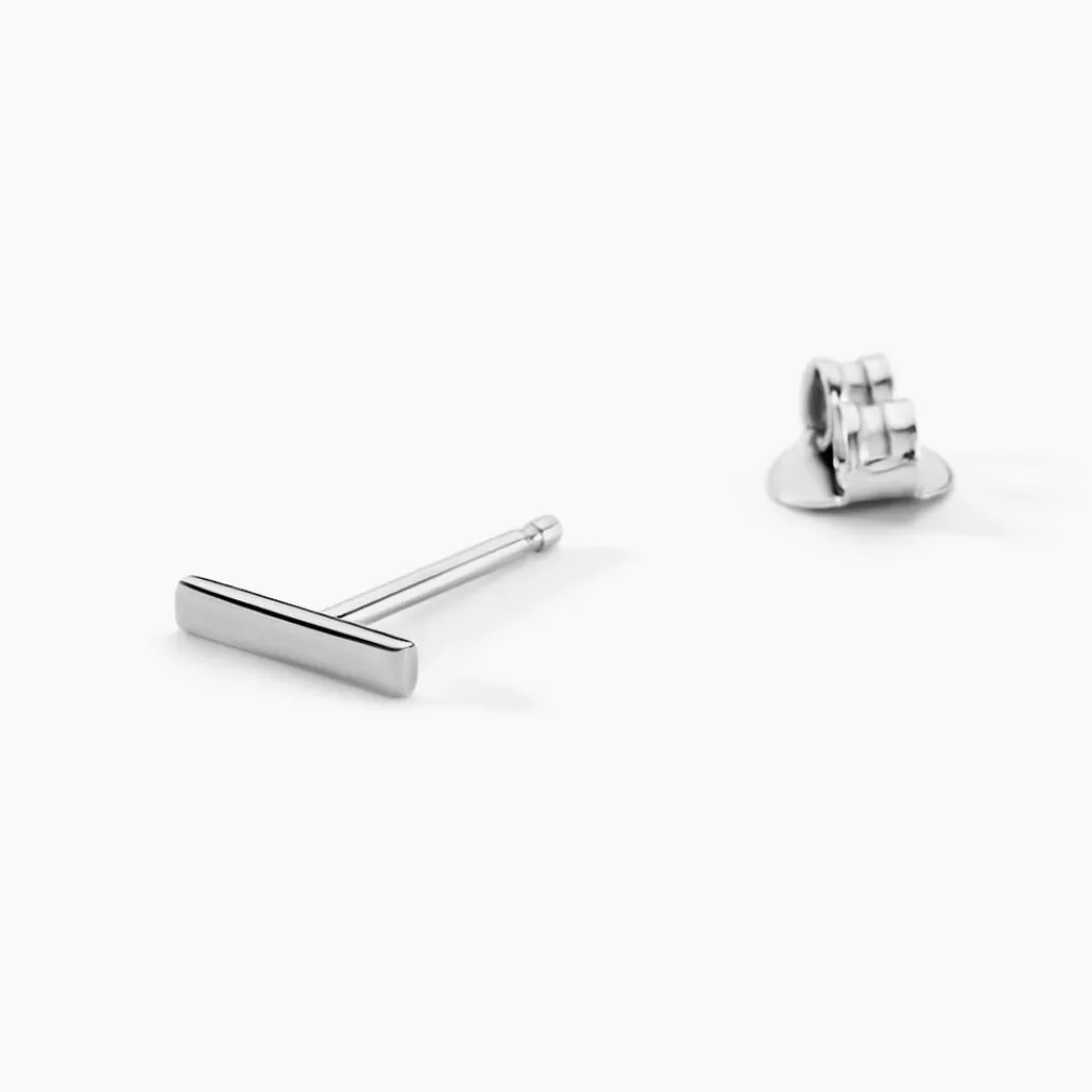 Histoire d'Or Boucles D'oreilles Puces Birati argent blanc Sale