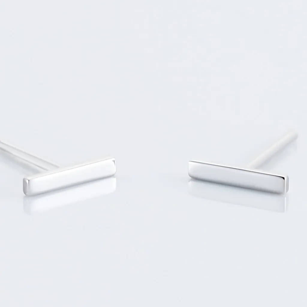 Histoire d'Or Boucles D'oreilles Puces Birati argent blanc Sale