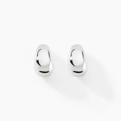 Histoire d'Or Boucles D'oreilles Puces Curve Argent Blanc Discount