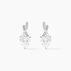 Histoire d'Or Boucles D'oreilles Puces Clothilde De Zirconium or blanc oxyde Clearance