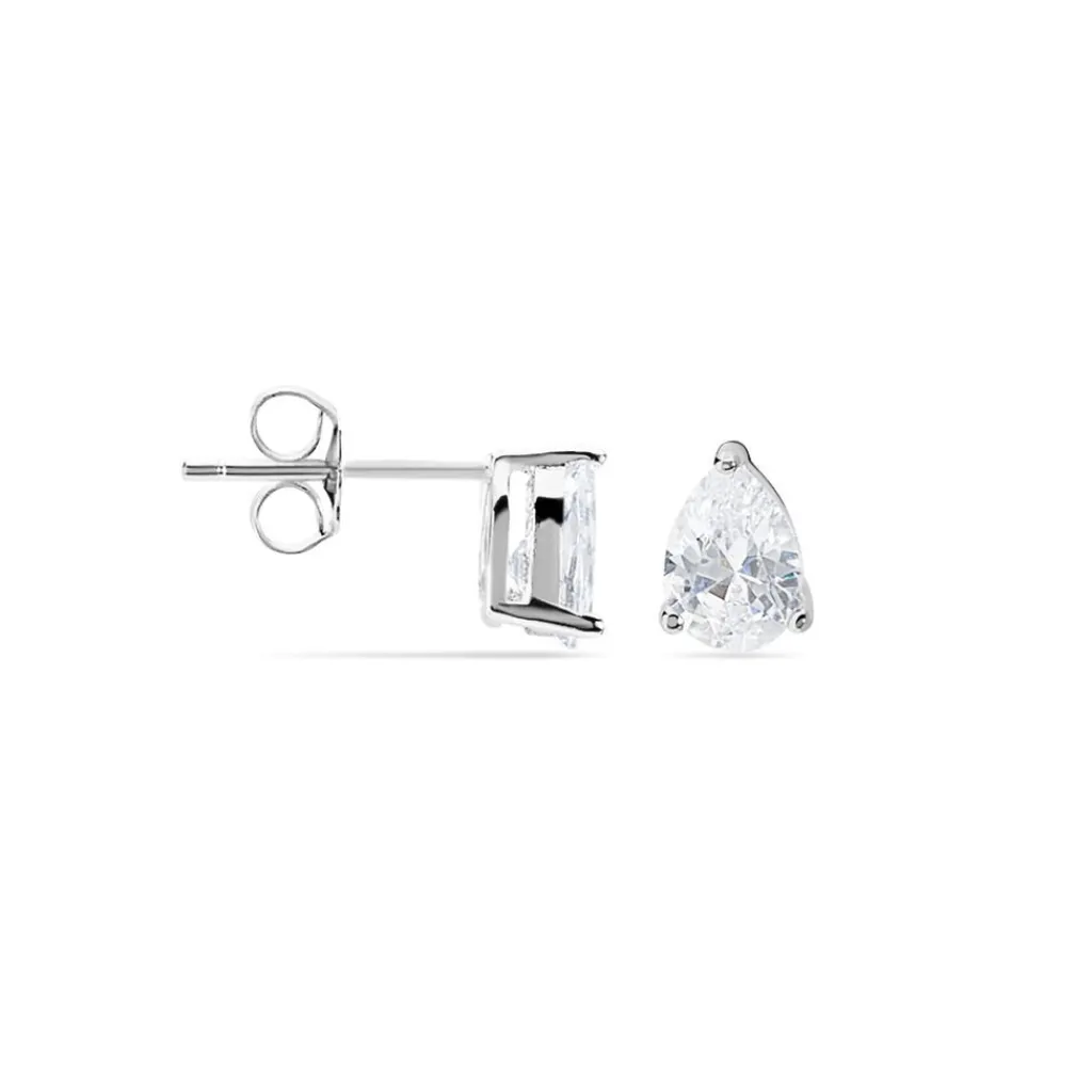 Histoire d'Or Boucles D'oreilles Puces Clarysse Argent Blanc Oxyde De Zirconium Discount