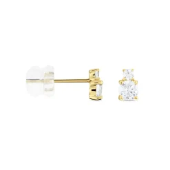 Histoire d'Or Boucles D'oreilles Puces Constancia Or Jaune Oxyde De Zirconium Online
