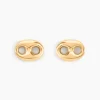 Histoire d'Or Boucles D'oreilles Puces Cara Grain De Cafe Or Jaune Hot