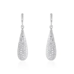 Histoire d'Or Boucles D'oreilles Puces Celine Or Blanc Diamant Discount