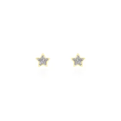 Histoire d'Or Boucles D'oreilles Puces Chirine Etoile Or Jaune Discount