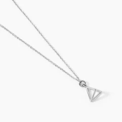 Histoire d'Or Boucles D'oreilles Puces Cubik Argent Blanc Clearance