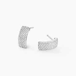 Histoire d'Or Boucles D'oreilles Puces Charlotte or blanc diamant Discount