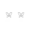 Histoire d'Or Boucles D'oreilles Puces Cyprian Argent Blanc Oxyde Clearance