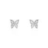 Histoire d'Or Boucles D'oreilles Puces Cadfan Argent Blanc Oxyde