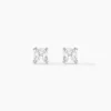 Histoire d'Or Boucles D'oreilles Puces Carre Argent Blanc Oxyde De Zirconium Discount