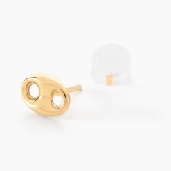 Histoire d'Or Boucles D'oreilles Puces Cara Grain De Cafe Or Jaune Outlet