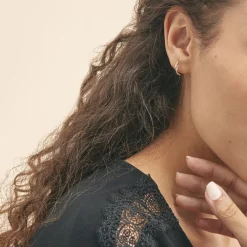 Histoire d'Or Boucles D'oreilles Puces Callum Or Jaune Diamant Sale