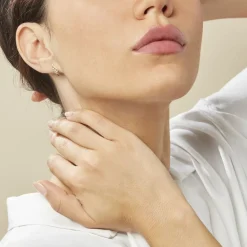 Histoire d'Or Boucles D'oreilles Puces Caline Or Jaune Diamant Hot