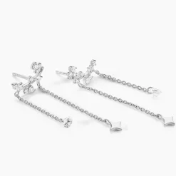 Histoire d'Or Boucles D'oreilles Puces Claodia Argent Blanc Oxyde De Zirconium Discount