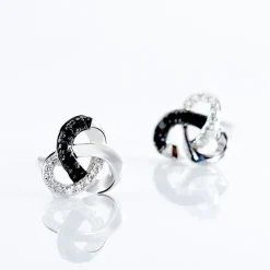 Histoire d'Or Boucles D'oreilles Puces Constellation Or Blanc Diamant Online