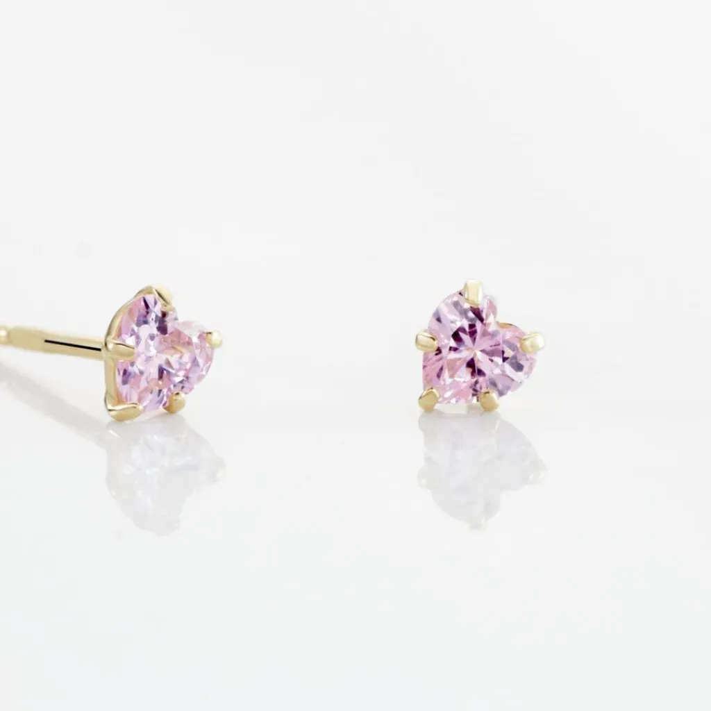 Histoire d'Or Boucles D'oreilles Puces Daria Or Jaune Oxyde or jaune oxyde rose New