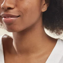 Histoire d'Or Boucles D'oreilles Puces Daria Or Jaune Oxyde or jaune oxyde rose New