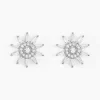 Histoire d'Or Boucles D'oreilles Puces Daisy Argent Blanc Oxyde De Zirconium Outlet