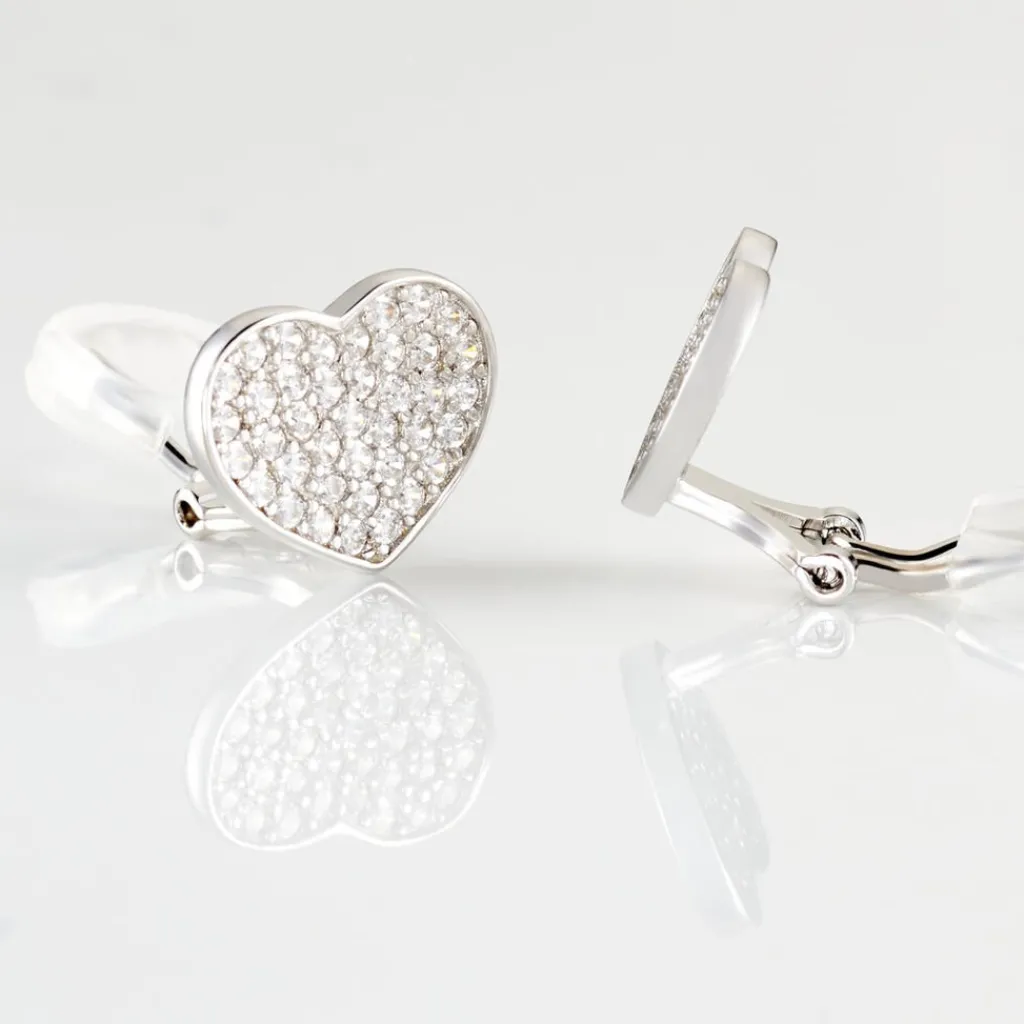 Histoire d'Or Boucles D'oreilles Puces Darwin Argent Blanc Oxyde Hot
