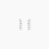 Histoire d'Or Boucles D'oreilles Puces Dahina Or Blanc Oxyde De Zirconium Clearance