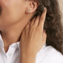 Histoire d'Or Boucles D'oreilles Puces Dag Or Jaune Best