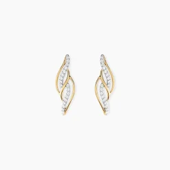 Histoire d'Or Boucles D'oreilles Puces Demelza Or Jaune Oxyde De Zirconium Sale