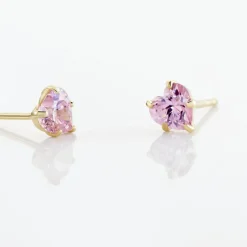 Histoire d'Or Boucles D'oreilles Puces Daria Or Jaune Oxyde or jaune oxyde rose Discount
