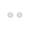 Histoire d'Or Boucles D'oreilles Puces Domitia Or Blanc Diamant Discount