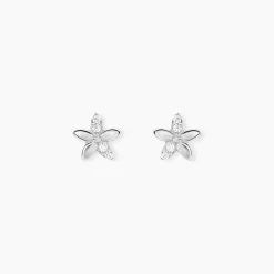 Histoire d'Or Boucles D'oreilles Puces Darline Argent Blanc Oxyde De Zirconium Outlet