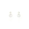 Histoire d'Or Boucles D'oreilles Puces Eolande Or Jaune Perle De Culture Clearance