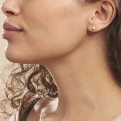 Histoire d'Or Boucles D'oreilles Puces Eolande Or Jaune Perle De Culture Clearance