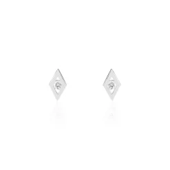 Histoire d'Or Boucles D'oreilles Puces Eirena Or Blanc Diamant Outlet