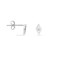 Histoire d'Or Boucles D'oreilles Puces Eirena Or Blanc Diamant Outlet