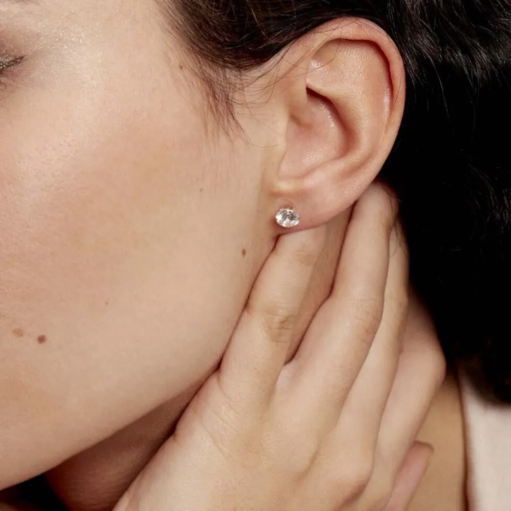 Histoire d'Or Boucles D'oreilles Puces Eddie Or Jaune Oxyde De Zirconium