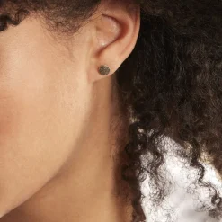 Histoire d'Or Boucles D'oreilles Puces Eryne Or Jaune Hot