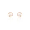 Histoire d'Or Boucles D'oreilles Puces Eleanor Fleur Or Rose Oxyde De Zirconium Best