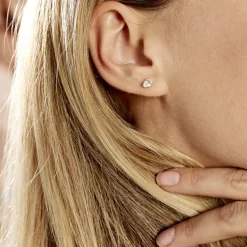 Histoire d'Or Boucles D'oreilles Puces Elea or jaune oxyde Discount