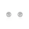 Histoire d'Or Boucles D'oreilles Puces Eternite Argent Blanc Oxyde De Zirconium Discount