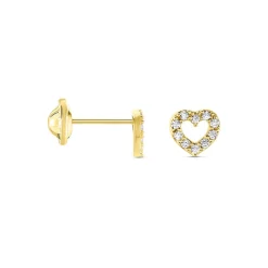 Histoire d'Or Boucles D'oreilles Puces Eily Or Jaune Oxyde De Zirconium Best