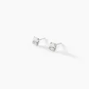 Histoire d'Or Boucles D'oreilles Puces Eddie Or Blanc Oxyde De Zirconium Hot