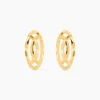 Histoire d'Or Boucles D'oreilles Puces Elodile Ovale Or Jaune Hot