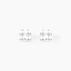 Histoire d'Or Boucles D'oreilles Puces Eve Argent Blanc Oxyde De Zirconium Outlet