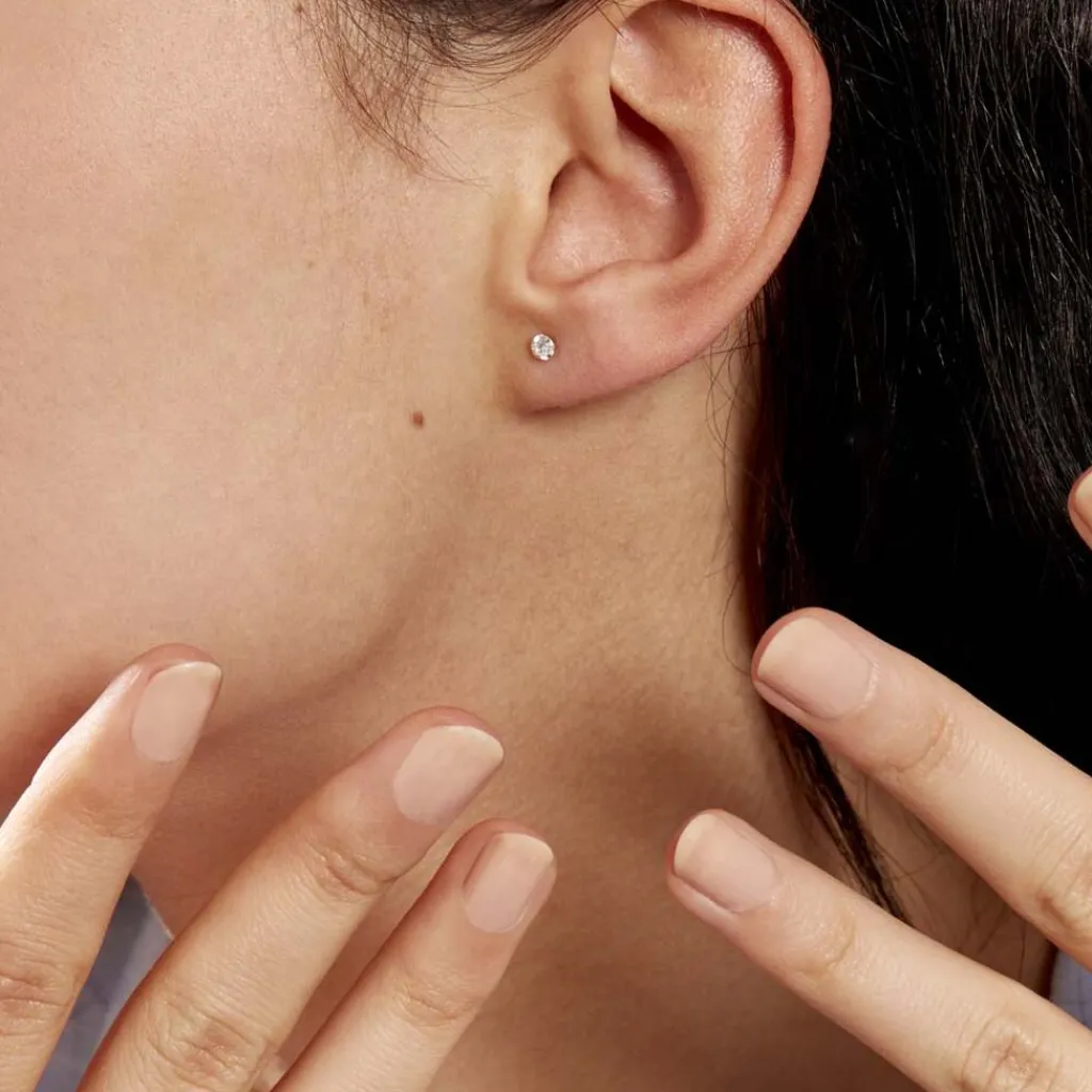 Histoire d'Or Boucles D'oreilles Puces Eddie Or Jaune Oxyde De Zirconium Clearance