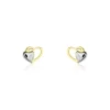 Histoire d'Or Boucles D'oreilles Puces Frantsesa Or Jaune Sale